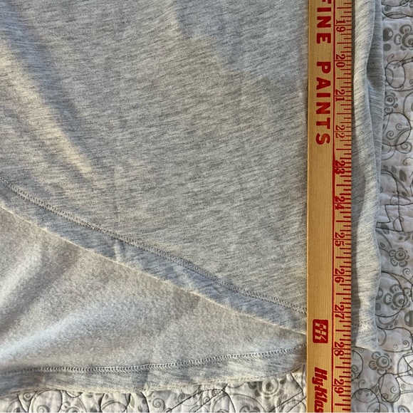 Athleta Purana Wrap Super Soft Heather Gray Cowl Neck Hooded Sweater - Picture 8 of 11